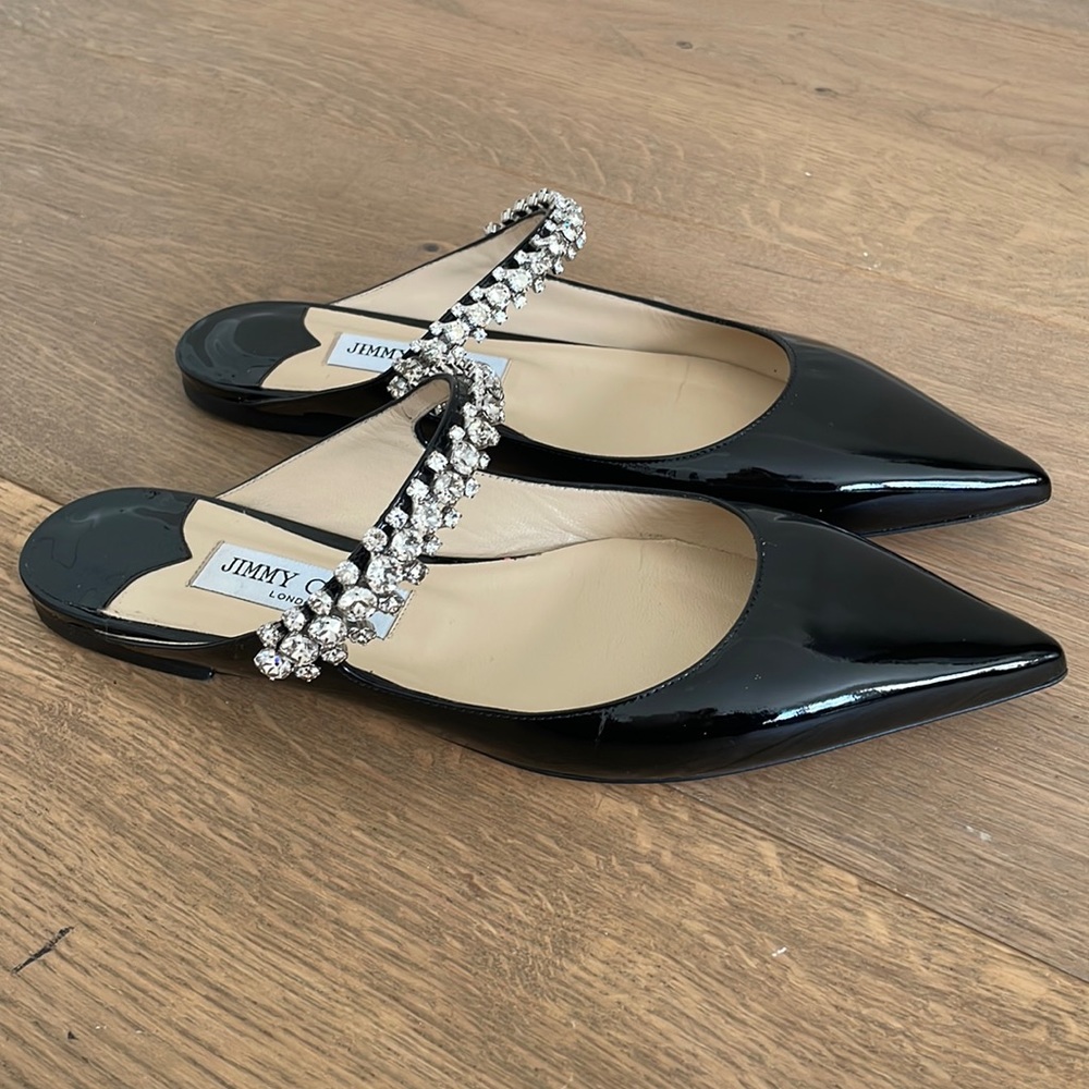 Jimmy Choo Bing Flats - Picture 1 of 8